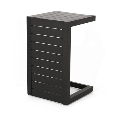 C-Shaped Table Black
