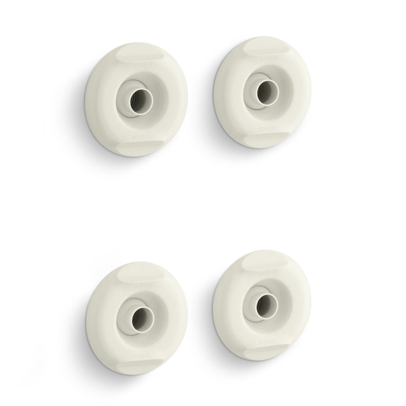 Flexjet Whirlpool Trim Kit with Four Jets, Biscuit