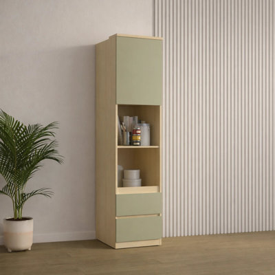 Biannca 215cm H x 45cm W Composite Bookcase