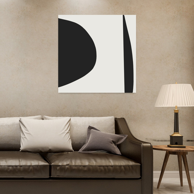 Art contemporain abstrait géométrique contemporain, H 32 po x l 32 po