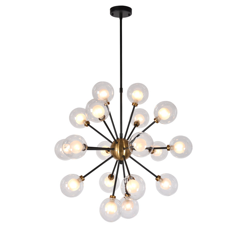 Lawrenceburg 18 - Light Sputnik Sphere Chandelier