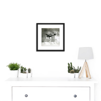 War WWII USA Navy SNJ-3 Trainer Aircraft 1942 - Single Picture Frame Print