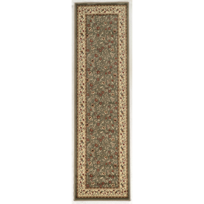 Tapis vert / sauge Weisgerber, Tapis de couloir 2 pi 2 po x 7 pi 7 po
