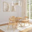 Table de salle à manger Muhsina (38 po x 38 po / 966 mm x 966 mm)-496884051