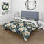 White Zen Floral Lotus Tranquility II - Ensemble de housse de couette à motif floral-1234539239