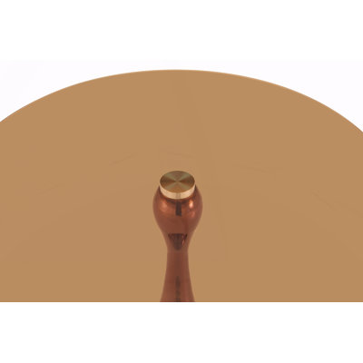 Petite table d'appoint en métal