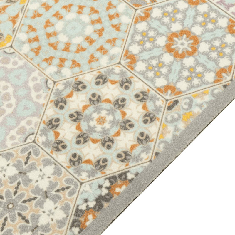 Mapleville Kitchen Mat, 60 x 180 cm, hexagon