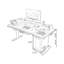 Bureau debout rectangulaire en bois massif noyer-2020418747