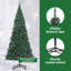 Artificial Pre-lit Christmas Tree with Ball Set 500 cm-1579516888