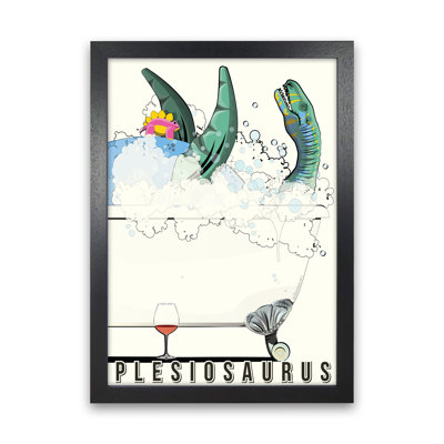 Swimming Dino - Print