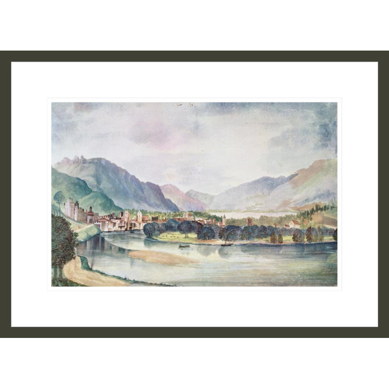 «View of Trente» par Albrecht Dürer, impression giclée sur cadre, H 16,05 po x l 21,75 po