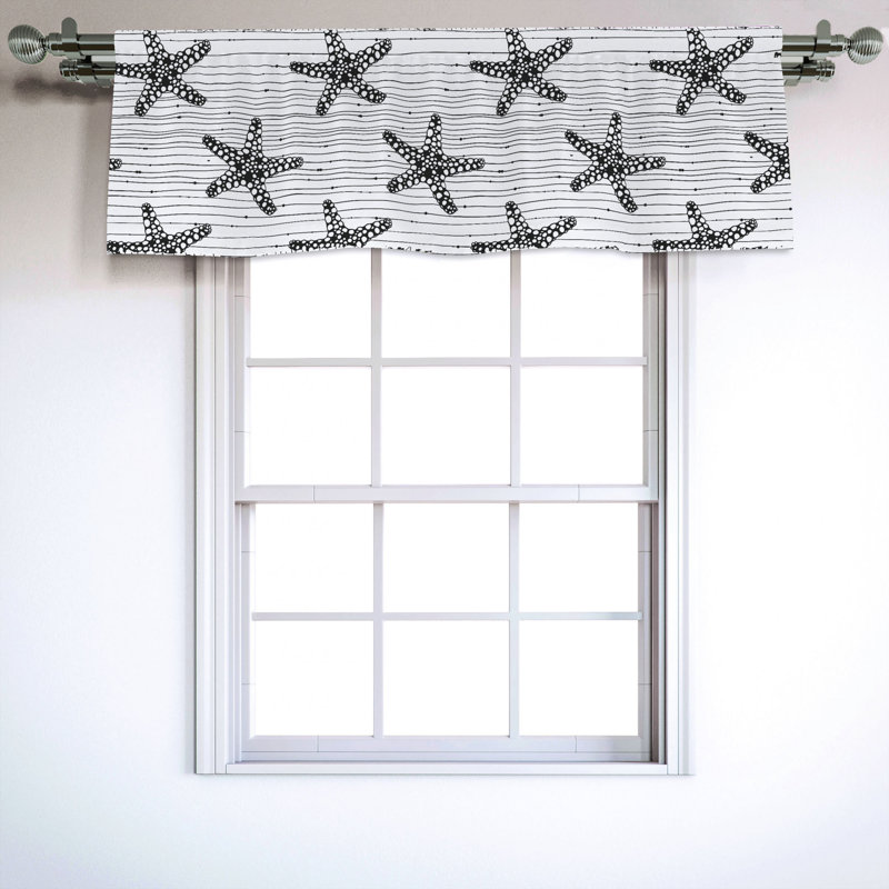 Sateen Ruffled Window Valance