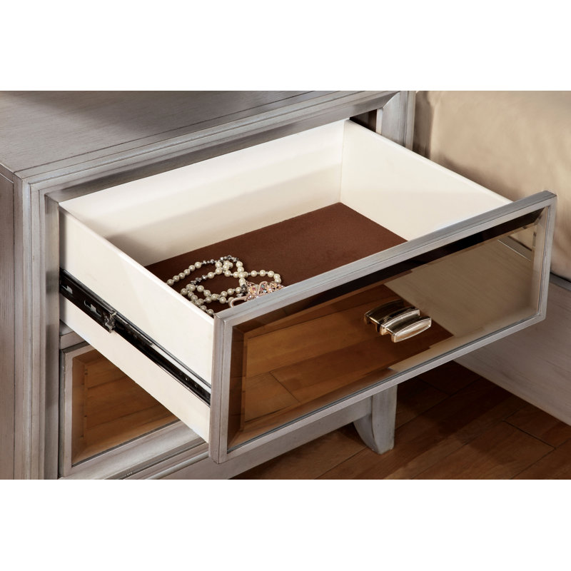 Halleck 58.42 cm W Bedside Table