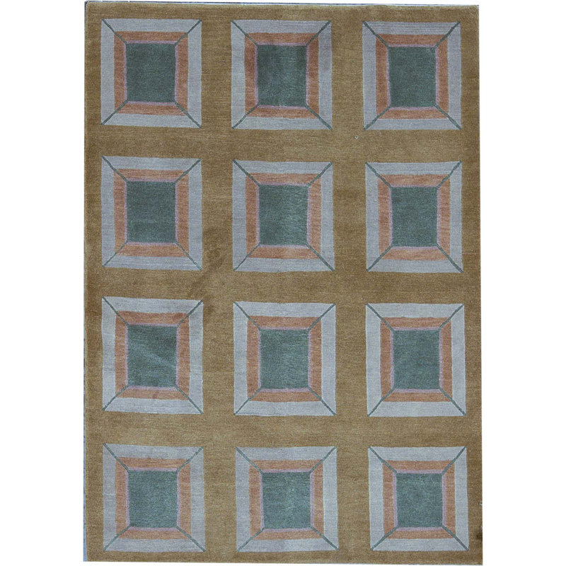 Wool Geometric Indoor Rug