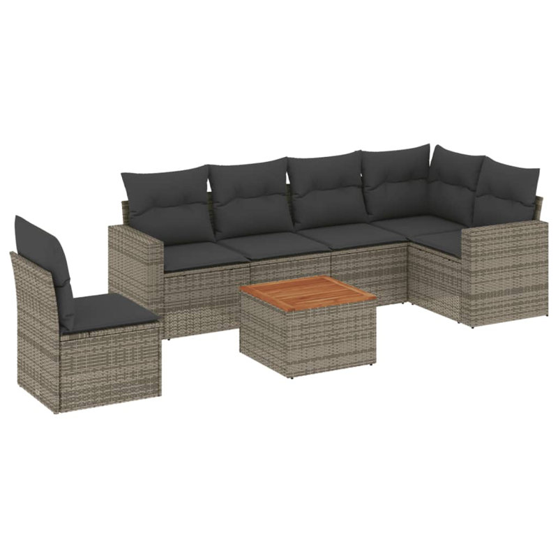 Vidaxl Garden Sofa Set Poly Rattan Large Modular Garden Sofa Set