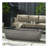 56" RECTANGLE MGO FIRE PIT - 50 000 BTU