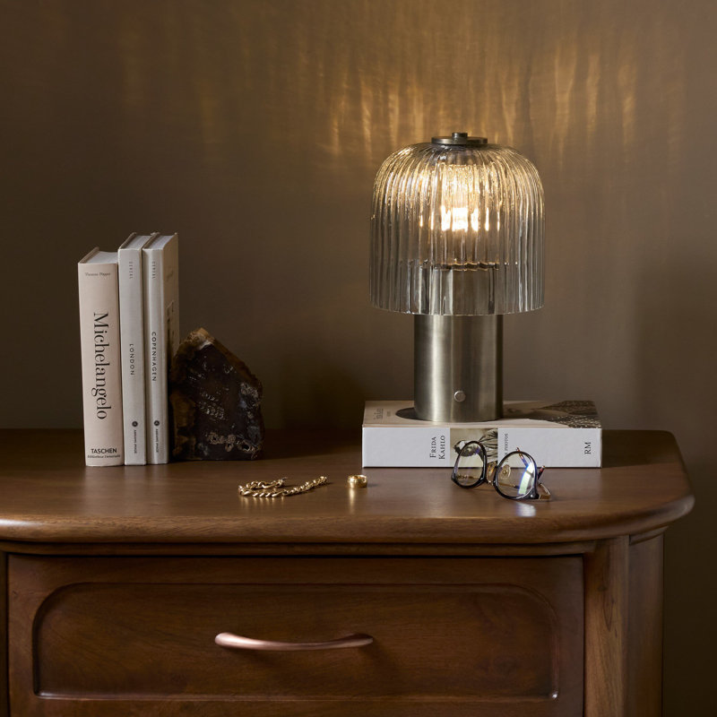 Table Lamp, Antique Nickel