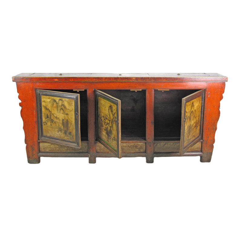 Asian Classic 85'' W Solid Wood Sideboard