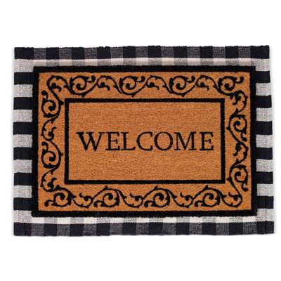 Tapis d'entrée antidérapant de 42 po x 30 po