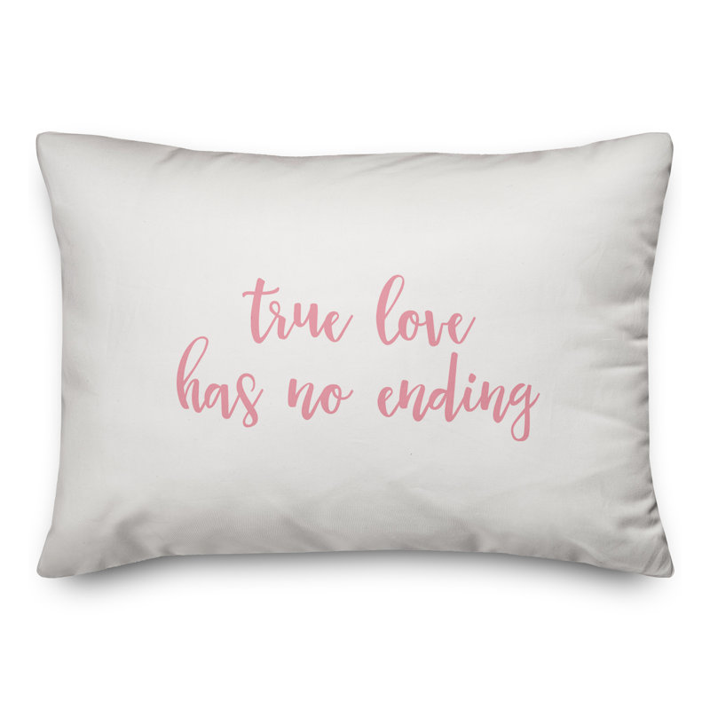  Coussin True Love, Rose / blanc