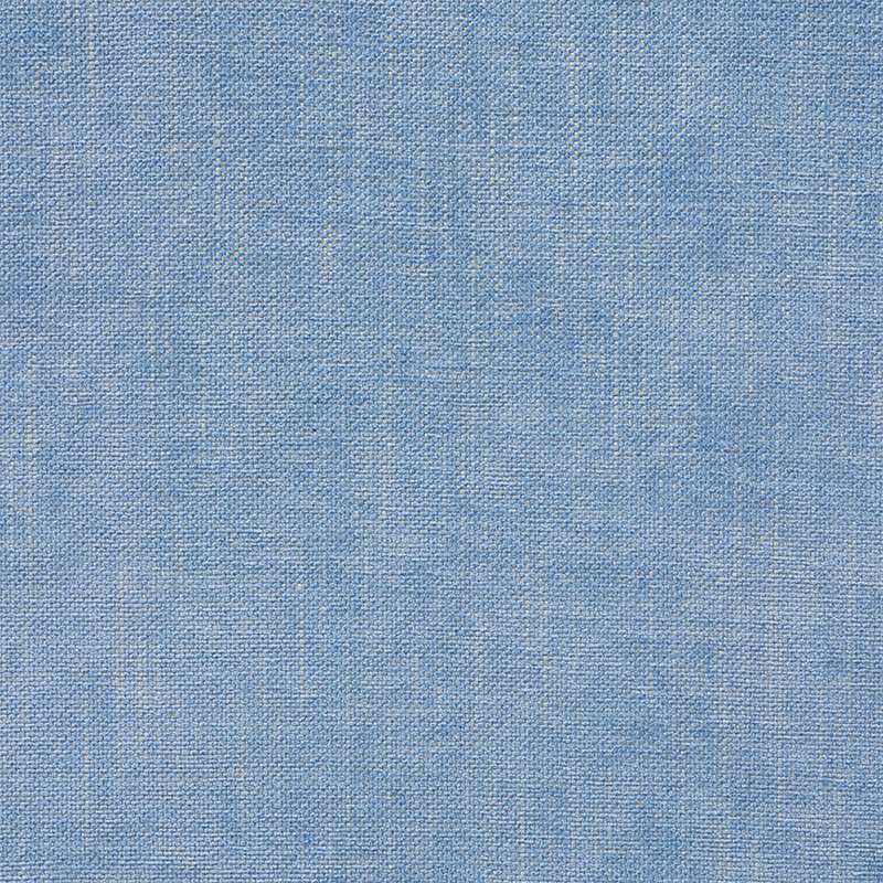 Tissu chenille en mélange de lin Franco, Bleu faïence