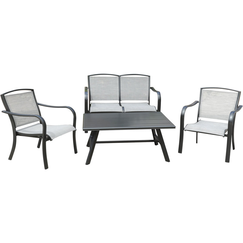 Wrenn 4 - Person Patio Conversation Set