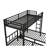 Twin Over Twin   Twin Bunk Beds For 3, Twin XL Over Twin   Twin Bunk Bed Metal Triple Bunk Bed, Black