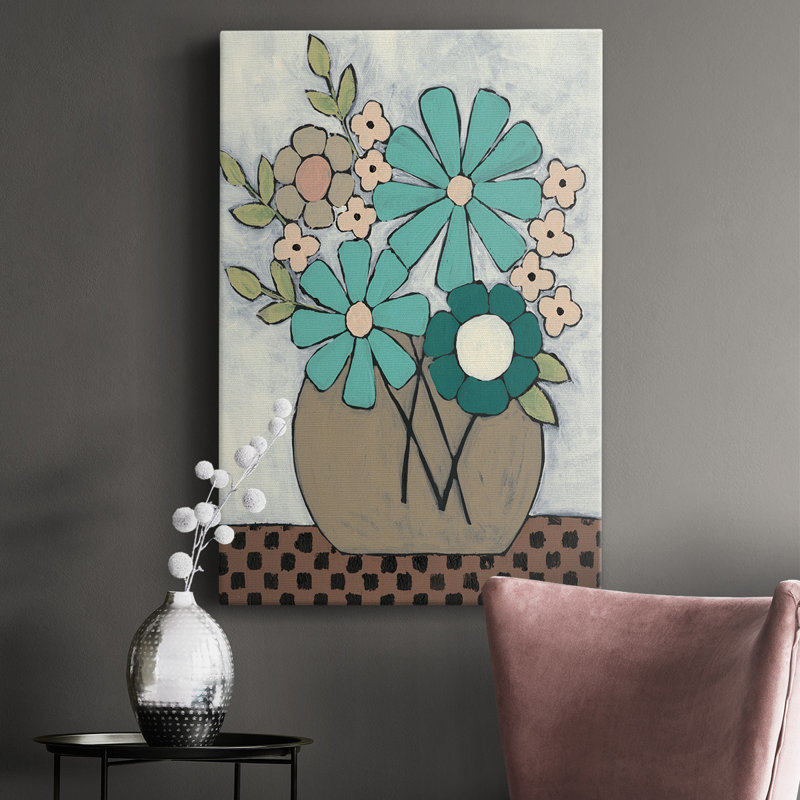 Mid Summer Bouquet II - Impression sur toile tendue, L 24 po x H 36 po