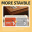 Bureau en bois massif peu encombrant, design Mid-Century moderne pour le bureau personnel