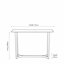 Vitiello 112cm Marble Top Console Table