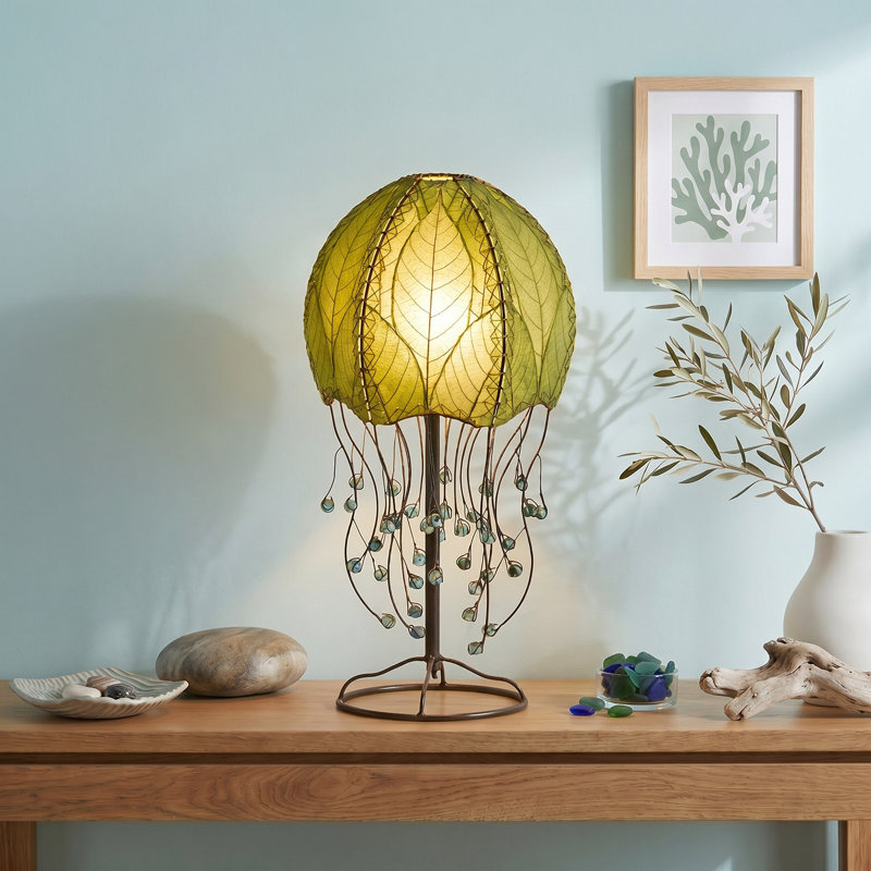 Vestfold Metal Novelty Lamp, Green