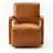 Ergonomic Swivel Accent Chair With Lumbar Support And 360-Degree Rotation For Comfortable Prolonged Seating