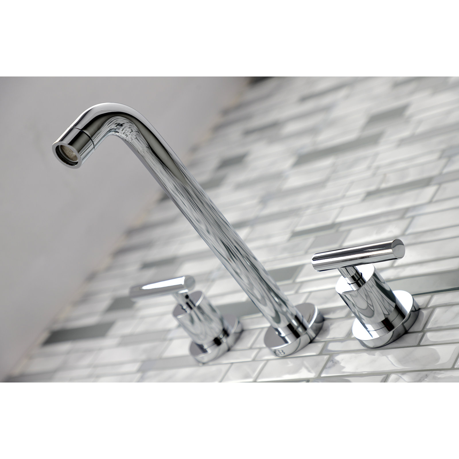 Manhattan Wall-Mounted Roman Tub Faucet, Polished Chrome