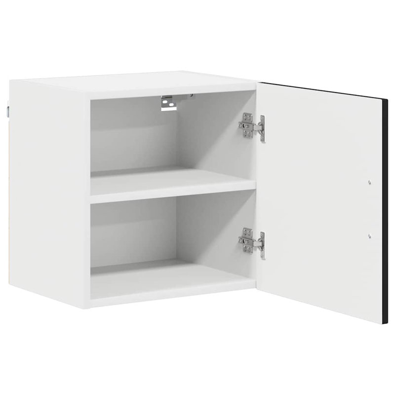 Vidaxl Kitchen Wall Cabinet Black 40 X 31 X 40 Cm Engineered Wood, Black, 40cm H x 40cm W x 31cm D