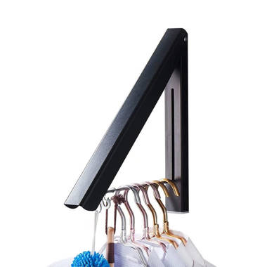 Laundry Drying Rack - Wall Mounted Clothes Rack, Accordion Wall Hanger