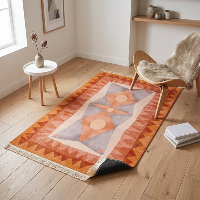 Tapis terre cuite Solstice