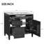 Meuble-lavabo 36 po avec lavabo supérieur-227324999