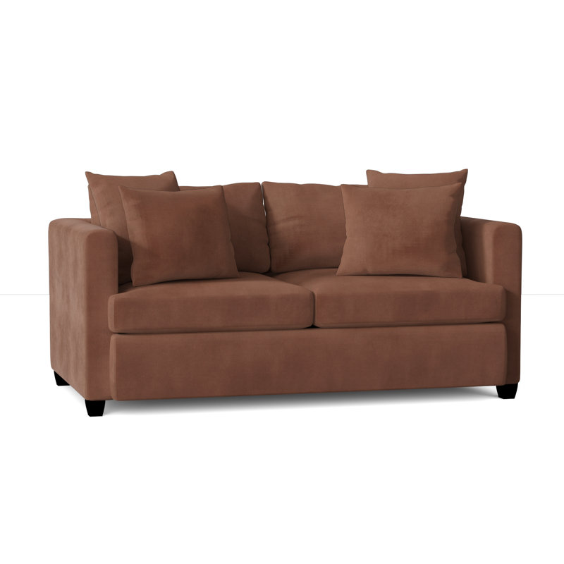 Joassin Upholstered 72'' Sofa, Bulldozer Cinnamon