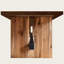Bureau en bois massif de 63 pouces, bureau