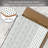 Somu Lines Decorative Hardboard Placemats with Protective Cork Backing