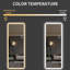 Miroir pleine grandeur pour vestiaire avec lumières à DEL - 65 po x 21,7 po - Design moderne et résistant pour chambre à coucher 65 po 21,7 po