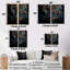 Leopard Nocturnal Sovereign Nightime Blues I - impressions d'art moderne sur toile-643451999-643451986-643451985