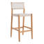Tabouret de bar Mizuya blanc
