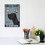 Great Dane, Black, Ice Cream by Fab Funky - Wrapped Canvas Print-1179356708