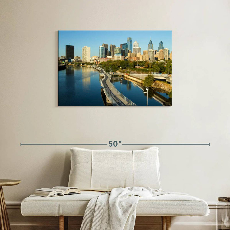 Ravi Schuylkill River Philadelphia, H 24 po x l 36 po