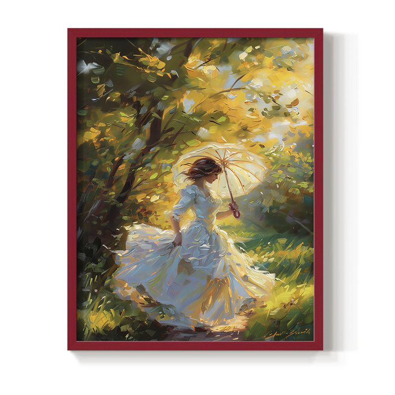 «WOMEN Series DCCCLII», reproduction encadrée - bois massif