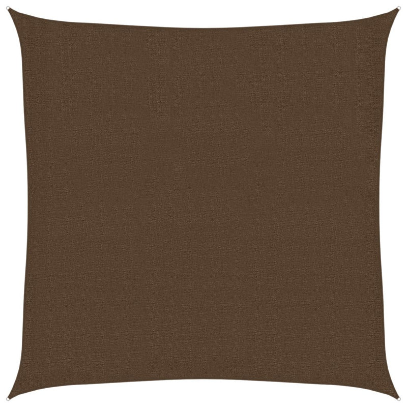 Pesotum Square Shade Sail, Dark Brown, 3m x 3m