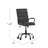 Mid-Back Executive Swivel Office Chair with Arms, and Transparent Roller Wheels-1784944231-1784944230