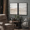 Art mural encadré rétro antique classique pour chambre à coucher