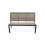 Banc de parc empilable aluminium Bazza-26076704-26076716